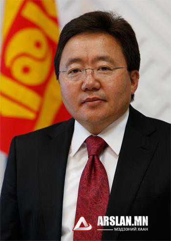 Монгол Улсын Ерөнхийлөгч мэндчилгээ дэвшүүлэв