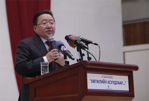 Монгол Улсын Ерөнхийлөгч ухаалаг төрийн хүрээнд боловсруулж буй хуулийн төслүүдээс танилцууллаа