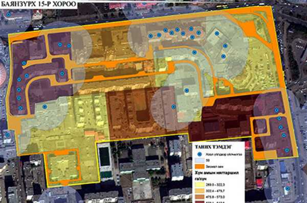 Худалдаа үйлчилгээний газруудын байршлыг газрын зураглалд тэмдэглэлээ