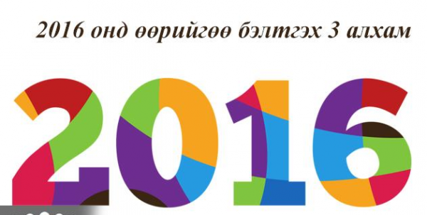 2016 онд өөрийгөө бэлтгэх 3 алхам